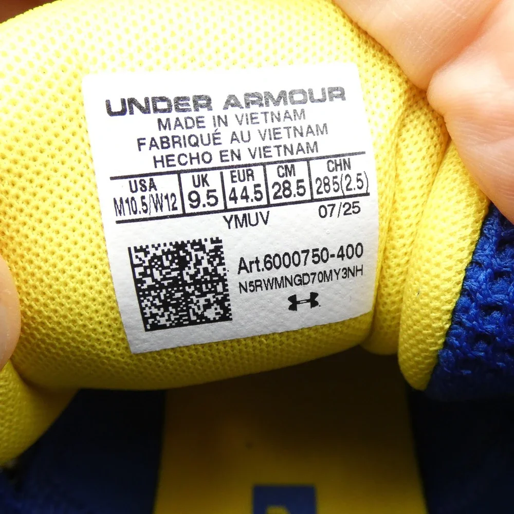 Under Armour Curry Splash 24 Mens 10.5 Royal Blue Black Basketball Shoes 6000750